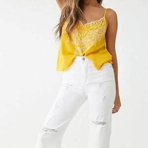 Embroidered Cami Top